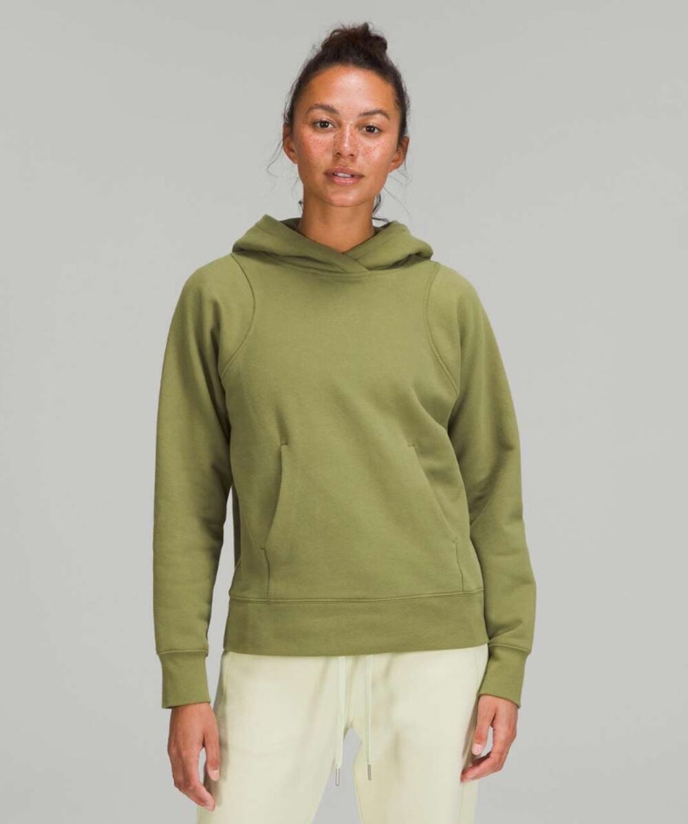 Lululemon Loungeful Hoodie Bronze Green Size 6